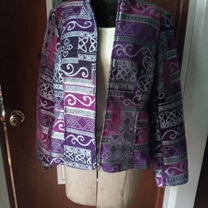 Dressbarn Tapestry Blazer (L)